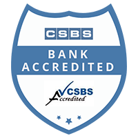 CSBS Accredited Bank & Trust Badge