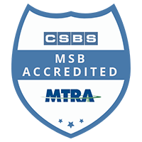 CSBS Accredited MSB Badge