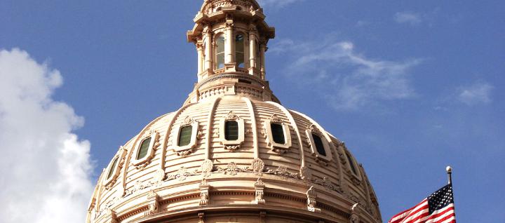 View of the Texas Capitol Dome